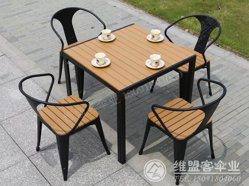 木塑桌椅2